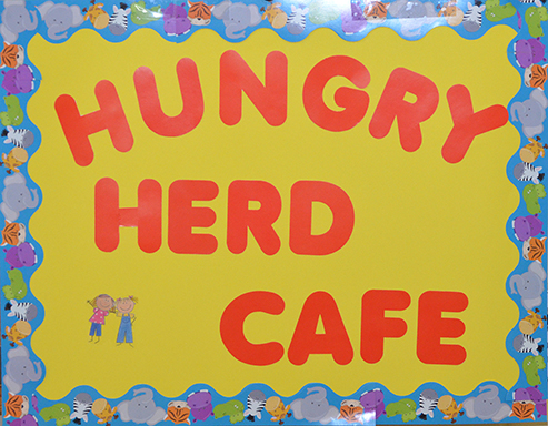 Hungry Herd Cafe Sign